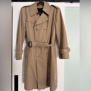 Botany 500 Classic Tan Trench Coat size 44 Short